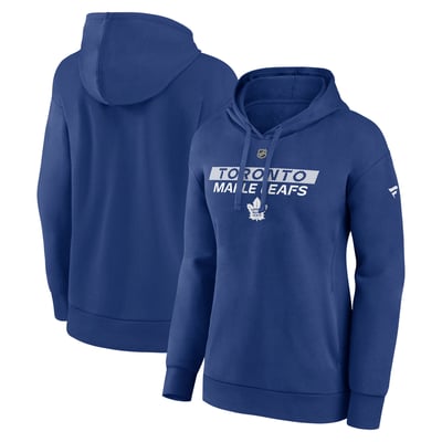  Toronto Maple Leafs Fanatics Women's Authentic Pro Core Primary Fleece Pullover Hoodie - Blue