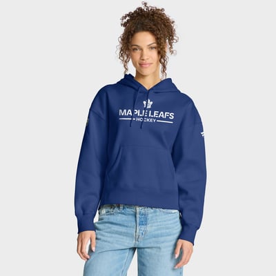 Toronto Maple Leafs Fanatics Women's Authentic Pro Primary Pullover Hoodie - Blue