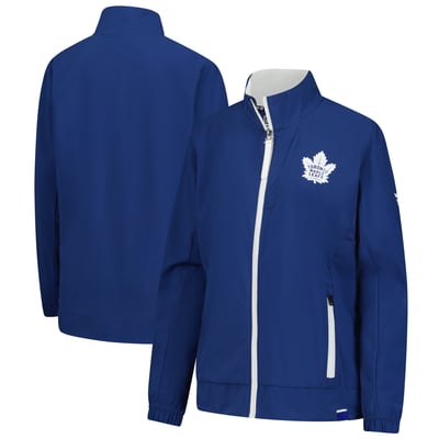 Toronto Maple Leafs Fanatics Women's Authentic Pro Rink Coaches Full-Zip Jacket - Blue