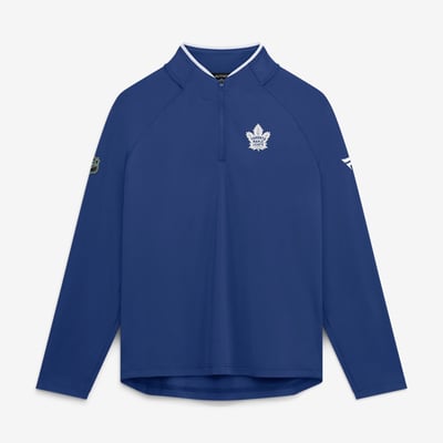 Toronto Maple Leafs Fanatics Women's Authentic Pro Rink Lightweight Quarter-Zip Pullover - Blue