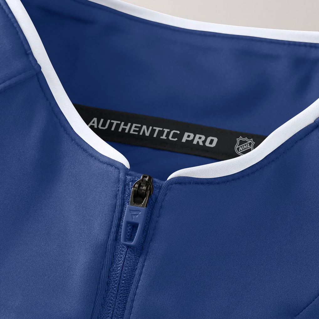 Toronto Maple Leafs Fanatics Women's Authentic Pro Rink Lightweight Quarter-Zip Pullover - Blue
