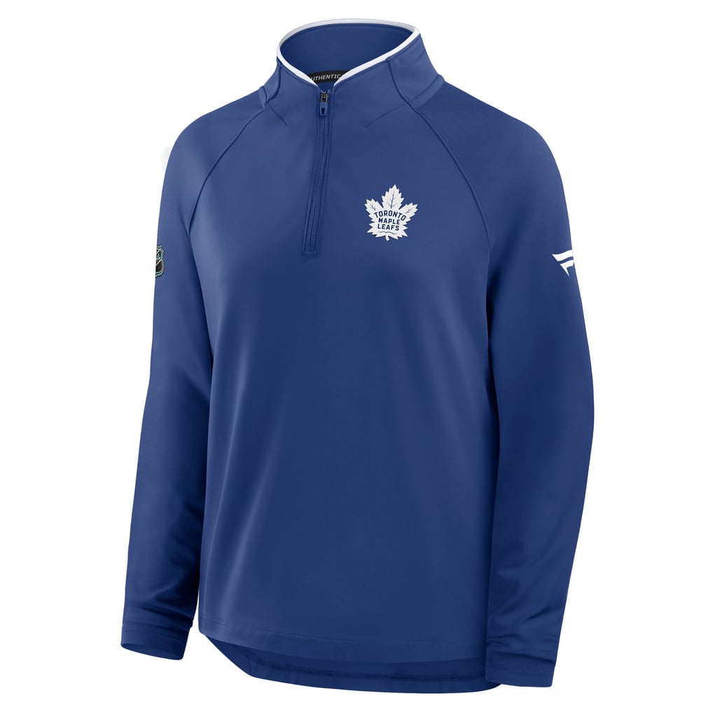 Toronto Maple Leafs Fanatics Women's Authentic Pro Rink Lightweight Quarter-Zip Pullover - Blue