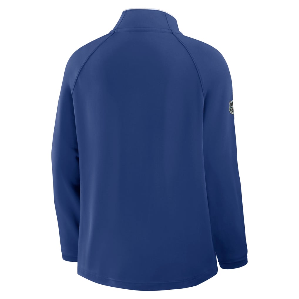 Toronto Maple Leafs Fanatics Women's Authentic Pro Rink Lightweight Quarter-Zip Pullover - Blue