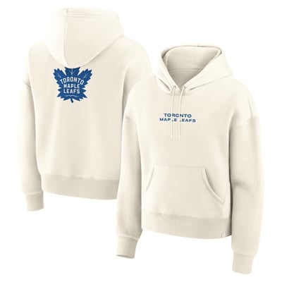 Toronto Maple Leafs Fanatics Women's Neutral Zone Legacy Hoodie - Cream