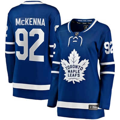 Gavin McKenna Toronto Maple Leafs Fanatics Women's Home Breakaway Jersey - Blue