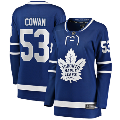 Easton Cowan Toronto Maple Leafs Indiana Women's Home Breakaway Jersey - Blue