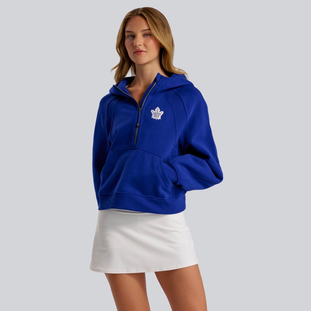 Toronto Maple Leafs lululemon Women's Scuba Oversized Half-Zip Hoodie - Larkspur