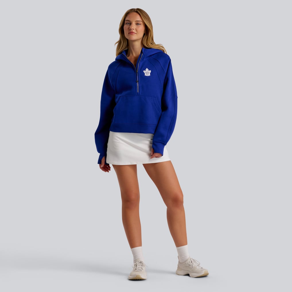 Toronto Maple Leafs lululemon Women's Scuba Oversized Half-Zip Hoodie - Larkspur