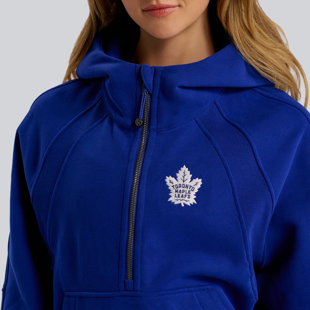 Toronto Maple Leafs lululemon Women's Scuba Oversized Half-Zip Hoodie - Larkspur