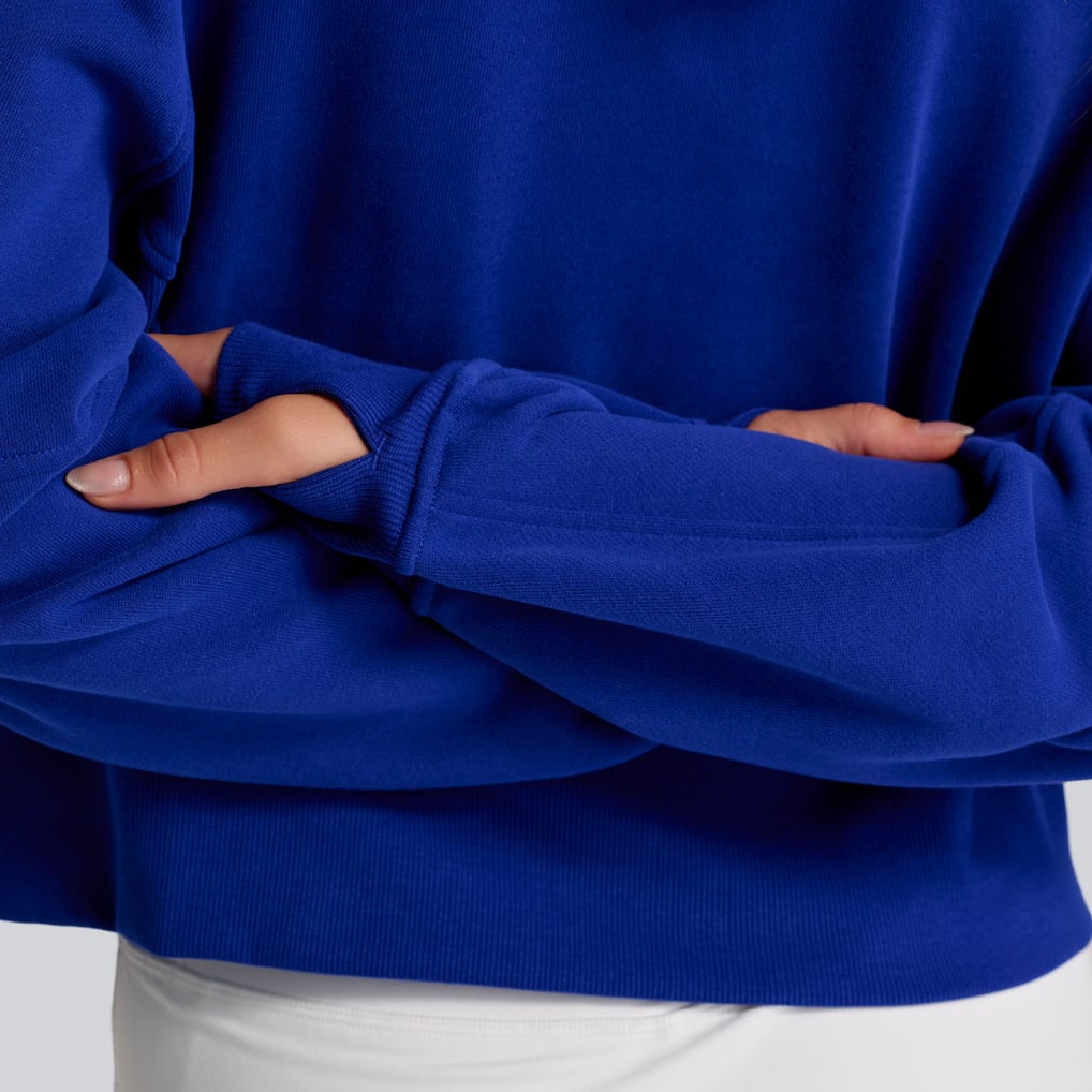 Toronto Maple Leafs lululemon Women's Scuba Oversized Half-Zip Hoodie - Larkspur