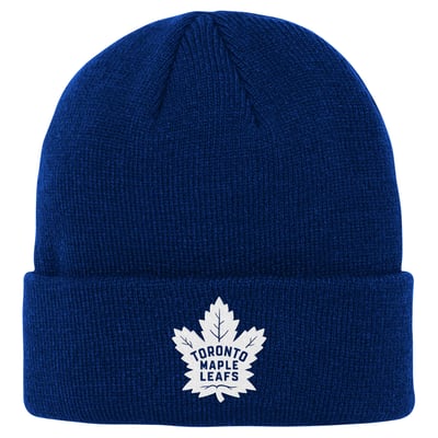 Toronto Maple Leafs Outerstuff Youth 2.0 Essential Cuffed Knit Hat - Blue