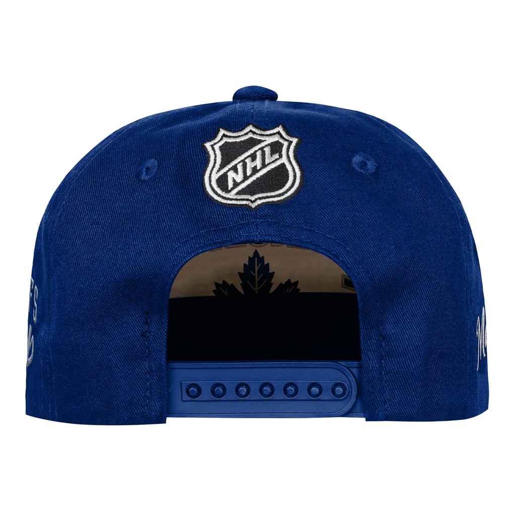 Toronto Maple Leafs Outerstuff Youth Arch Snapback Hat - Natural/Blue