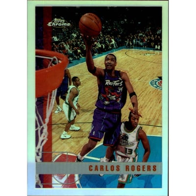 1997-98 Topps Chrome Refractors #127 Carlos Rogers