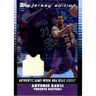 2002-03 Topps Jersey Edition Black #JEAD Antonio Davis R UER