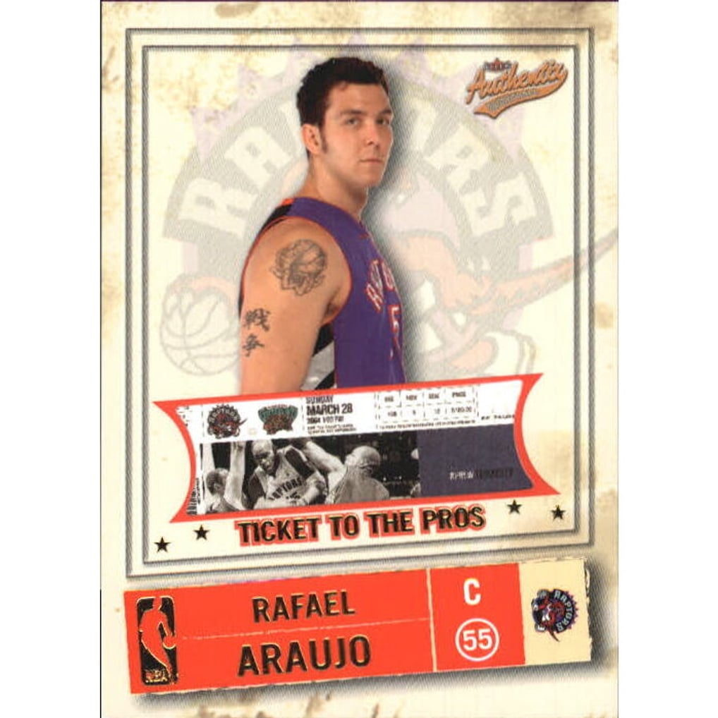 2004-05 Fleer Authentix Parallel 100 #124 Rafael Araujo