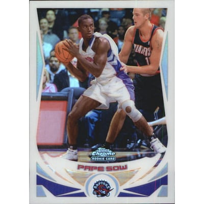 2004-05 Topps Chrome Refractors #210 Pape Sow