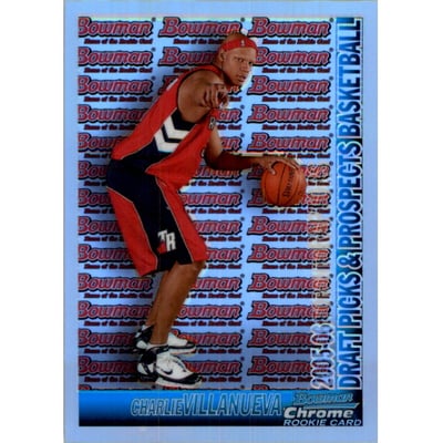 2005-06 Bowman Chrome Refractors #117 Charlie Villanueva