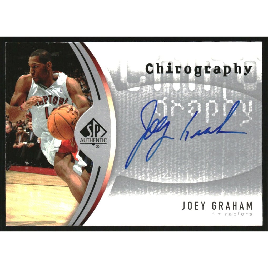 2006-07 SP Authentic Chirography #JG Joey Graham