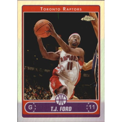 2006-07 Topps Chrome Refractors #117 T.J. Ford