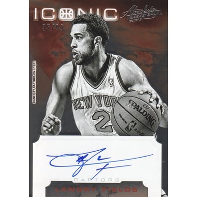 2012-13 Absolute Iconic Autographs #18 Landry Fields/99