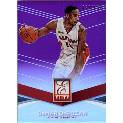 2014-15 Elite Purple #30 DeMar DeRozan