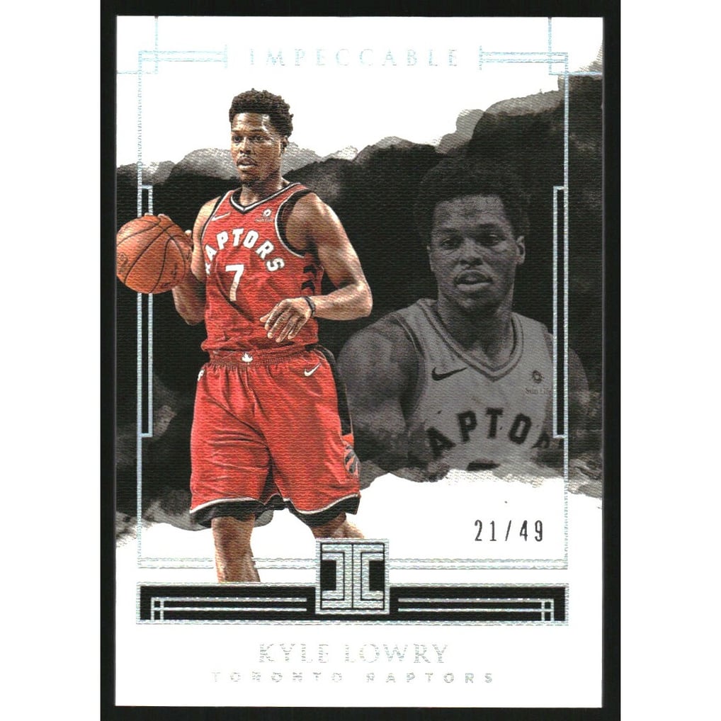 2017-18 Panini Impeccable Holo Silver #64 Kyle Lowry