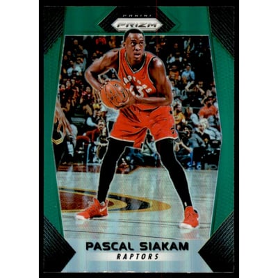 2017-18 Panini Prizm Prizms Green #34 Pascal Siakam