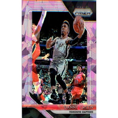 2018-19 Panini Prizm Prizms Purple Ice #43 Danny Green