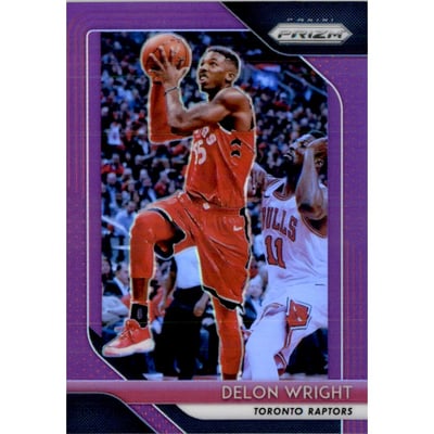 2018-19 Panini Prizm Prizms Purple #113 Delon Wright