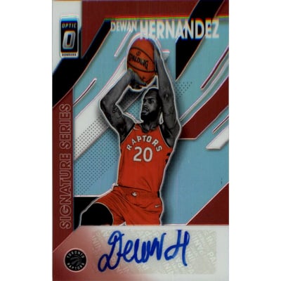 2019-20 Donruss Optic Signature Series Holo #54 Dewan Hernandez