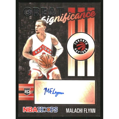 2020-21 Hoops Great SIGnificance #64 Malachi Flynn