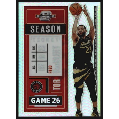 2020-21 Panini Contenders Optic Silver #90 Fred VanVleet