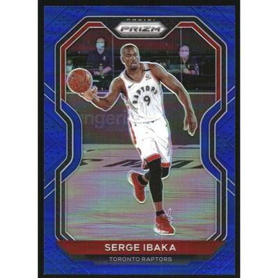 2020-21 Panini Prizm Prizms Blue #246 Serge Ibaka