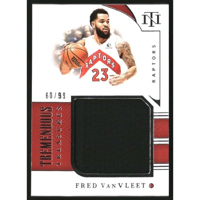 2021-22 Panini National Treasures Tremendous Treasures Materials #6 Fred VanVleet