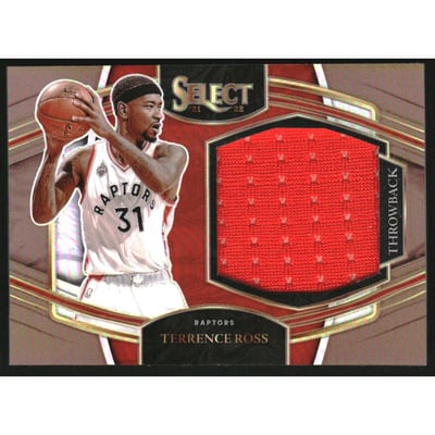 2021-22 Select Throwback Memorabilia Prizms Copper #12 Terrence Ross