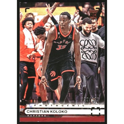 2022-23 Panini PhotoGenic #169 Christian Koloko RC