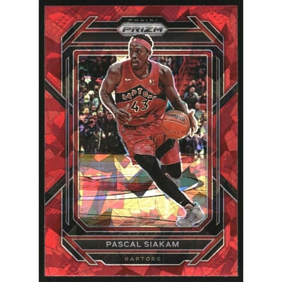 2022-23 Panini Prizm Prizms Red Ice #29 Pascal Siakam