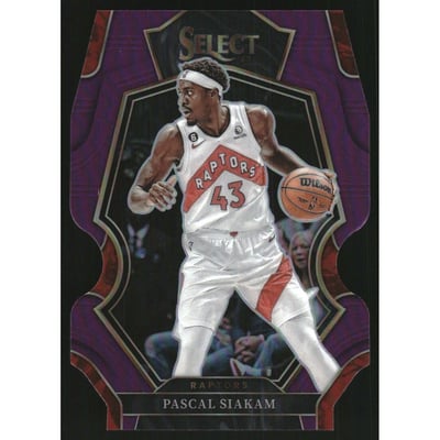 2022-23 Select Prizms Purple Die Cut #148 Pascal Siakam