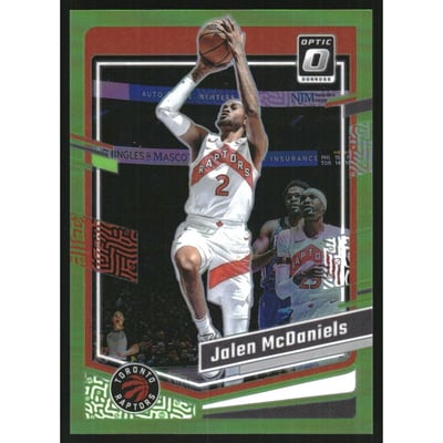2023-24 Donruss Optic Lime Green #79 Jalen McDaniels