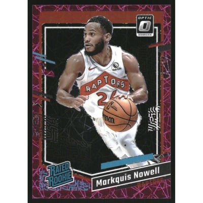 2023-24 Donruss Optic Pink Velocity #236 Markquis Nowell RR