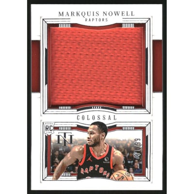 2023-24 Panini National Treasures Colossal Rookie Materials #32 Markquis Nowell