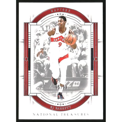 2023-24 Panini National Treasures #81 RJ Barrett