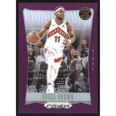 2023-24 Panini Prizm Deca Prizms Purple #83 Bruce Brown