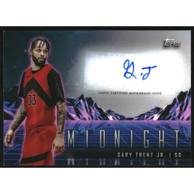 2023-24 Topps Midnight Horizon Signatures #HSGTJ Gary Trent Jr.
