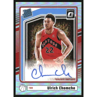 2024-25 Donruss Optic Holo #318 Ulrich Chomche RR AU