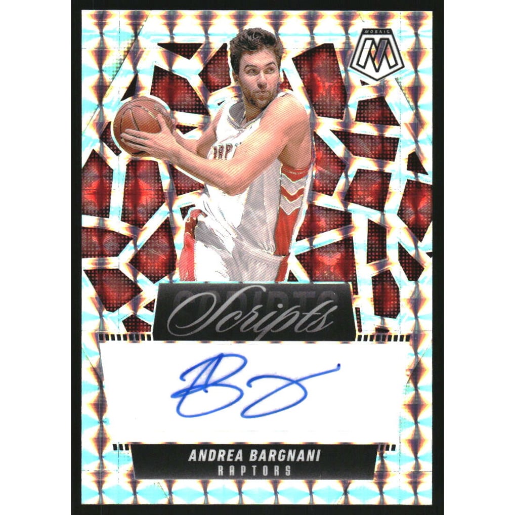 2024-25 Panini Mosaic Scripts #54 Andrea Bargnani