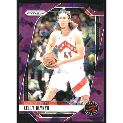 2024-25 Panini Prizm Prizms Purple Ice #152 Kelly Olynyk