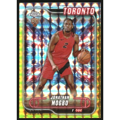 2024-25 Topps Chrome Gold Geometric Refractors #194 Jonathan Mogbo