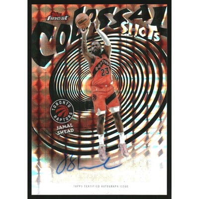 2025-26 Finest Colossal Shots Autographs Geometric Refractors #CSJS Jamal Shead