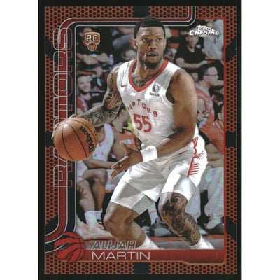 2025-26 Topps Chrome Basketball Refractors #290 Alijah Martin